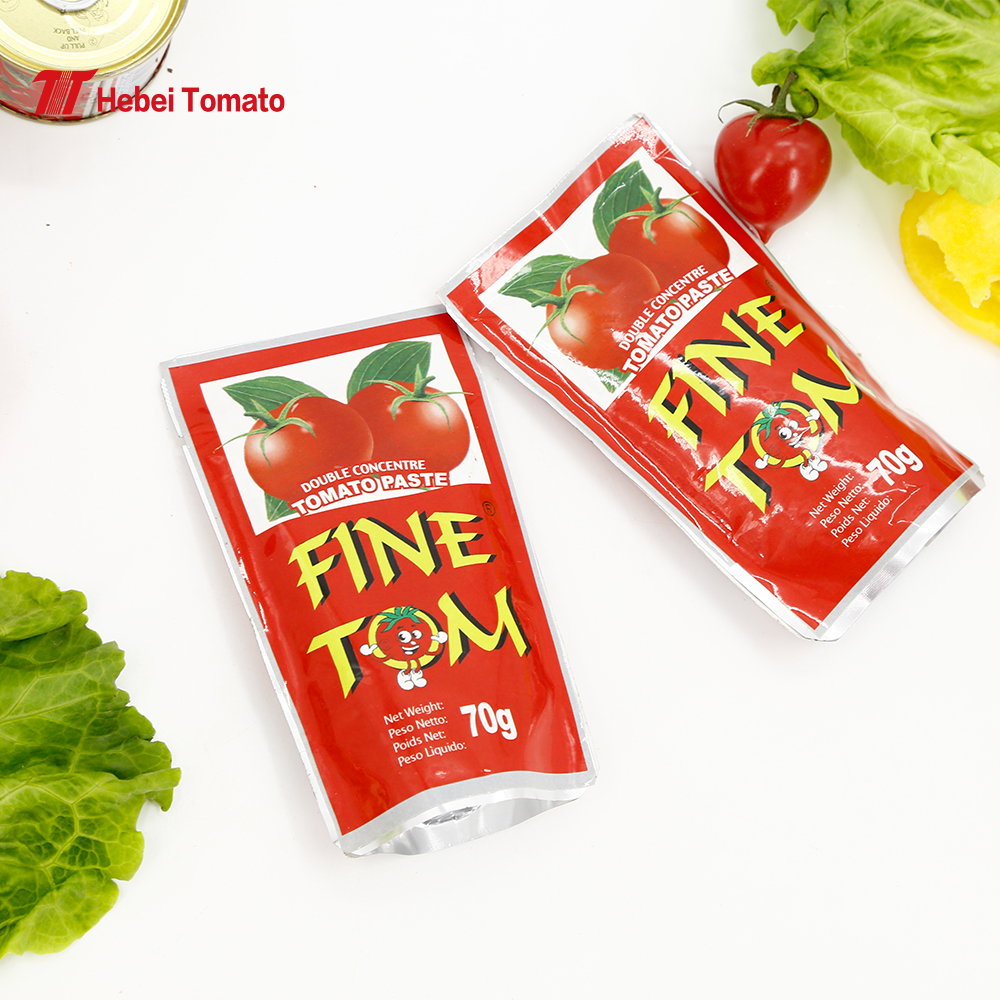 China Factory Cheap Price Customized OEM Brand Sealing Bag Pouch Tomato Concentrate 50g 56g 70g Sach, 600